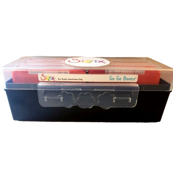 Sizzix Go Go Boots Roller Machine Alphabet & Number Dies Dye Set - NEXT DAY SHIP - Picture 1 of 6